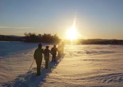 Guided snowshoe tours