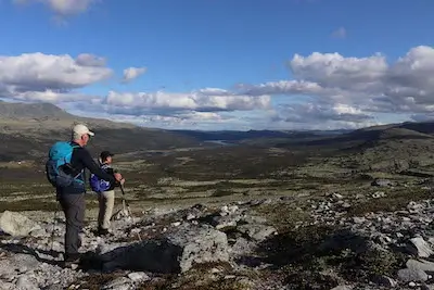 A couple of hikers, Rondane National Park