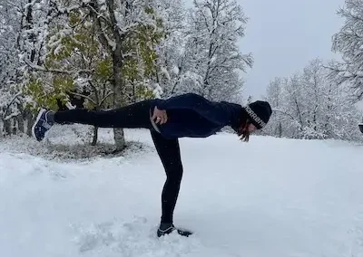 Ski balance exercise